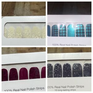Color Street Nail Polish Strips 4 Pack Bundle  - Brand New.